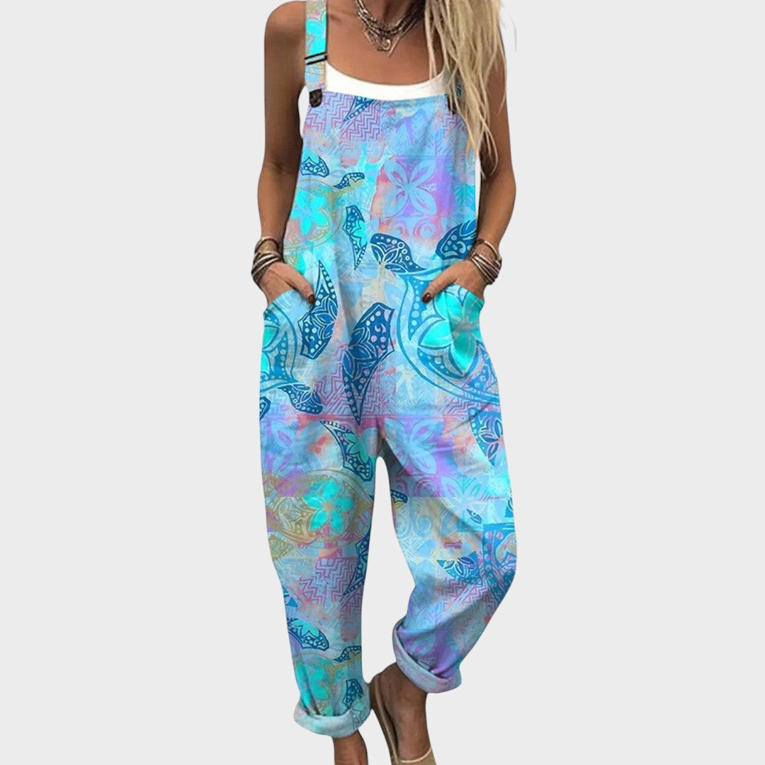 Karla | Ležeran cvjetni kombinezon za svaki dan