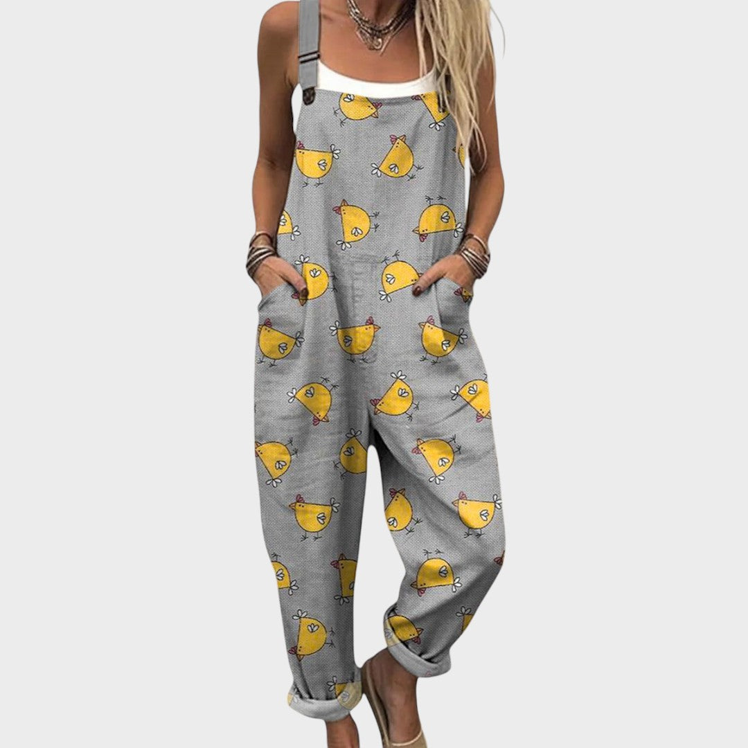 Danijela | Ležeran cvjetni kombinezon za svaki dan