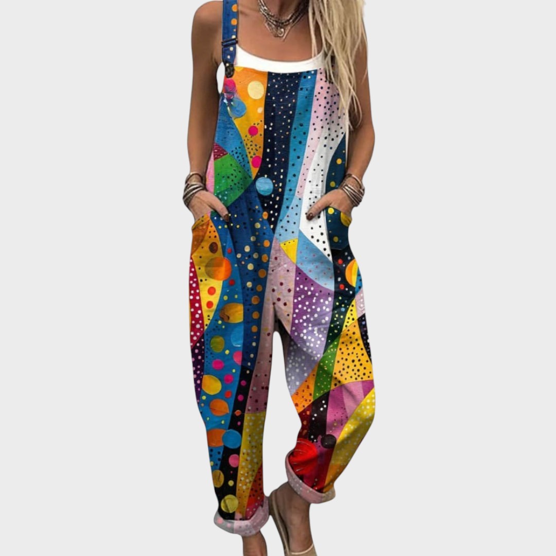 Matea | Ležeran cvjetni kombinezon za svaki dan