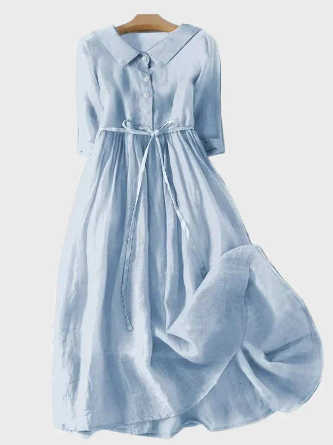 Haljina s Elegantnim Ovratnikom