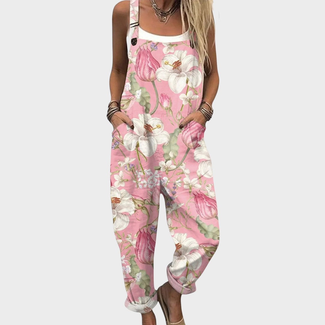 Dragica | Ležeran cvjetni kombinezon za svaki dan