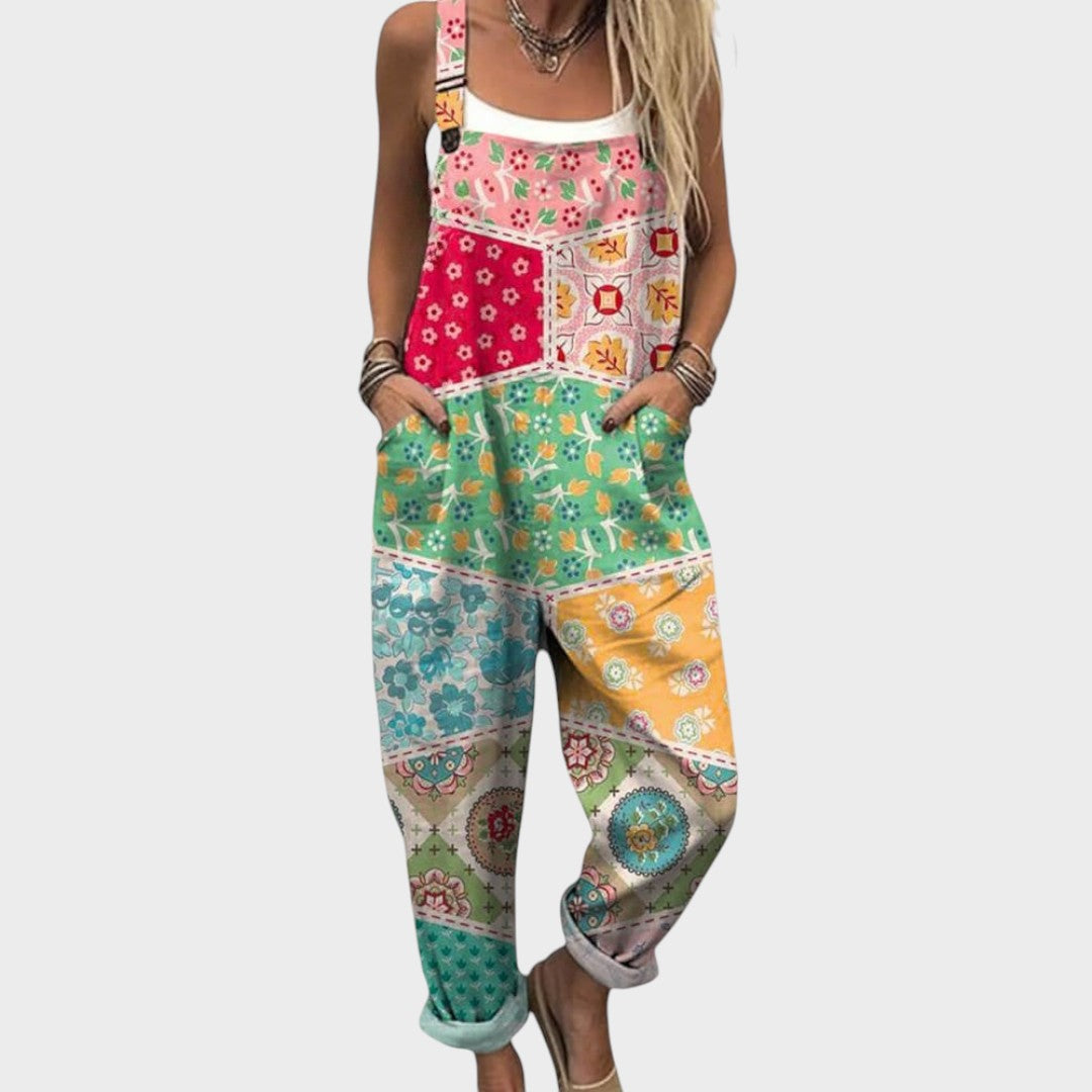 Andrea | Ležeran cvjetni kombinezon za svaki dan