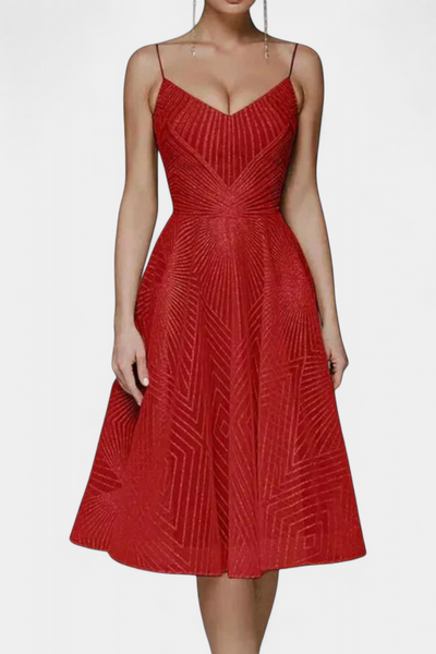 Dragana | Duga Haljina s Vezenjem i A Krojem