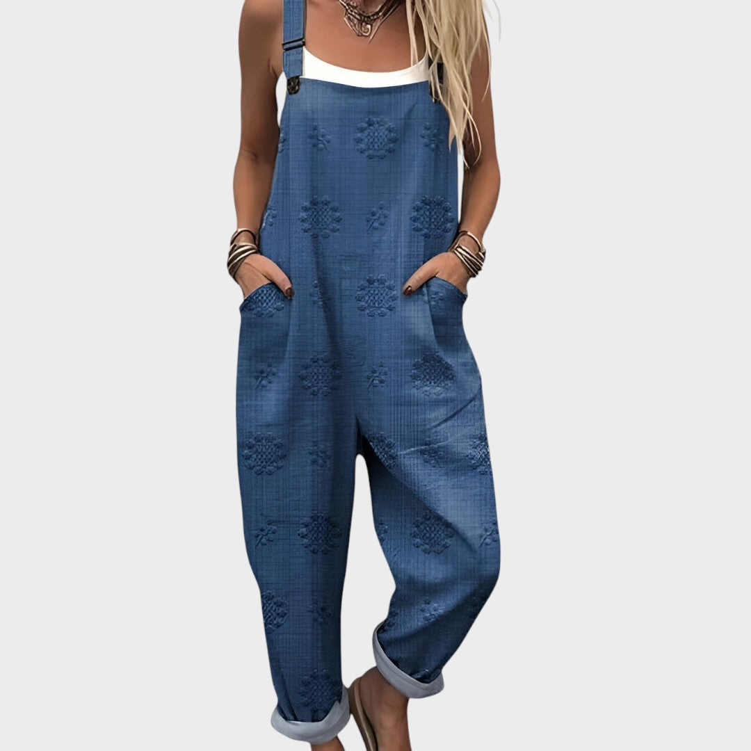 Jelena | Ležeran cvjetni kombinezon za svaki dan