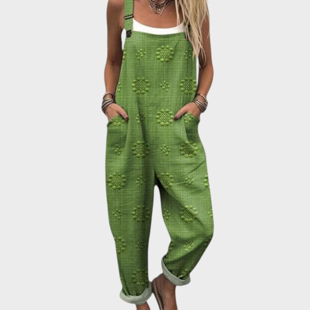 Dora | Ležeran cvjetni kombinezon za svaki dan