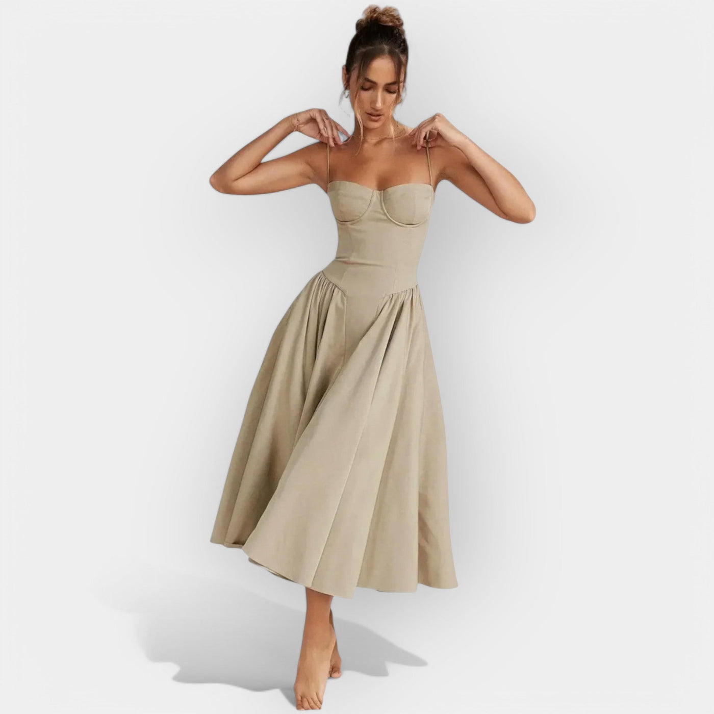 Elegantna Midi Haljina za Ljeto